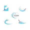 Cleaning logo and symbol