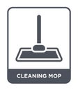 cleaning mop icon in trendy design style. cleaning mop icon isolated on white background. cleaning mop vector icon simple and Royalty Free Stock Photo