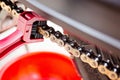 Cleaning motorcycle chain