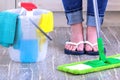 Cleaning of premises. Housework. Interior apartment. Hotel. Maid service