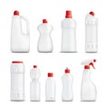 Cleaning Product Bottles Collection Royalty Free Stock Photo