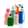 Cleaning product plastic container for house clean Royalty Free Stock Photo
