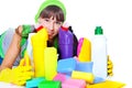 Cleaning products Royalty Free Stock Photo