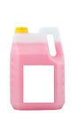 Cleaning products. Detergent plastic bottle isolated Royalty Free Stock Photo