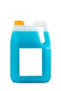 Cleaning products. Detergent plastic bottle isolated Royalty Free Stock Photo