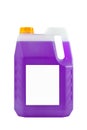 Cleaning products. Detergent plastic bottle isolated Royalty Free Stock Photo