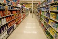 Cleaning products in supermarket Royalty Free Stock Photo