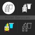Cleaning service dark theme icon
