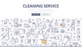 Cleaning Service Doodle Concept