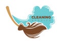 Cleaning service emblem