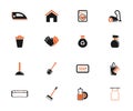 Cleaning service simply icons