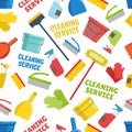 Cleaning Service Supplies and Equipment Pattern.