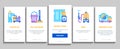 Cleaning Service Tool Onboarding Elements Icons Set Vector Royalty Free Stock Photo