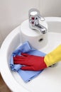 Cleaning sink Royalty Free Stock Photo