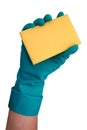 Cleaning sponge Royalty Free Stock Photo