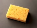Cleaning sponges on a gray background. Cleaning service.Top view Royalty Free Stock Photo