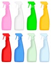 Cleaning spray bottle Royalty Free Stock Photo