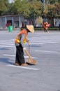 Cleaning street