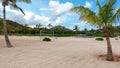 Cleaning Of The Territory Of Sunsol Ecoland hotel. Caribbean Sea. Venezuela. Margarita Island. Puerto Cruz, - November 19, 2021