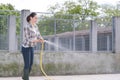 cleaning time for kennel assistant Royalty Free Stock Photo