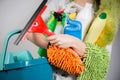 Cleaning tools Royalty Free Stock Photo