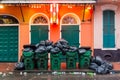 Cleaning Up Bourbon Street Royalty Free Stock Photo