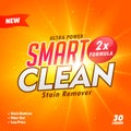 Cleaning and washing detergent packaging design template Royalty Free Stock Photo