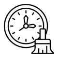 cleanings time Modern concepts design, Premium quality vector illustration concept. Vector symbol