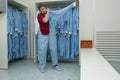 Cleanroom clothing Royalty Free Stock Photo