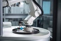 cleanroom robot placing sterile object into designated location