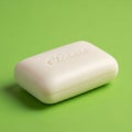 Cleanse embossed on its surface rests on a solid green background. Royalty Free Stock Photo