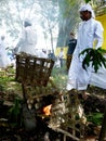 Cleansing ceremony Royalty Free Stock Photo