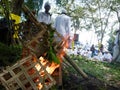 Cleansing ceremony Royalty Free Stock Photo