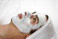 Cleansing mask Royalty Free Stock Photo