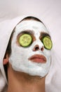 Cleansing mask Royalty Free Stock Photo