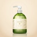 Cleansing product bottle mock-up Royalty Free Stock Photo