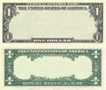 Clear 1 dollar banknote pattern Royalty Free Stock Photo