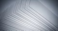 Clear Acrylic Sheets Stacked in an Angular Fashion Reflecting Soft Light on a Minimalist Gray Gradient Background Royalty Free Stock Photo