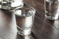 Clear Alcoholic Russian Vodka Shots Royalty Free Stock Photo