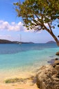 Magen`s Bay on St. Thomas Royalty Free Stock Photo