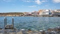 Clear blue ocean at La Caleta, Costa Adeje, Tenerife, Canary Islands, Spain Royalty Free Stock Photo