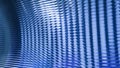 clear blue polycarbonate plastic texture used as background. Royalty Free Stock Photo