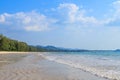 Clear blue sea at Bang Sak Beach near Khao Lak, Phang-Nga, Thailand