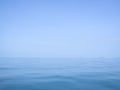 Clear blue sea and sky background