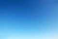 Clear blue sky Royalty Free Stock Photo