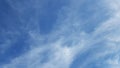 Clear blue sky background on Troposphere level Royalty Free Stock Photo
