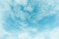 Clear blue sky background,clouds with background. Royalty Free Stock Photo
