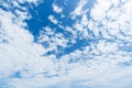 Clear blue sky background,clouds with background. Royalty Free Stock Photo