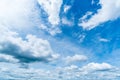 Clear blue sky background,clouds with background. Royalty Free Stock Photo