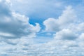 Clear blue sky background,clouds with background. Royalty Free Stock Photo